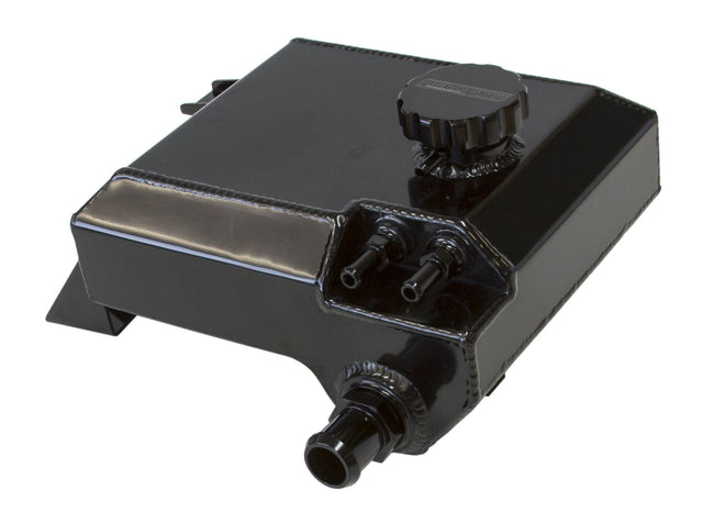 Aeroflow Fabricated Radiator Overflow Tank - Black (AF77-1022BLK) AF77-1022BLK