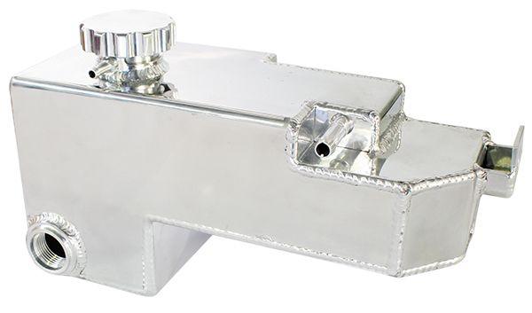 Aeroflow Fabricated Radiator Overflow Tank - Polished (AF77-1024) AF77-1024