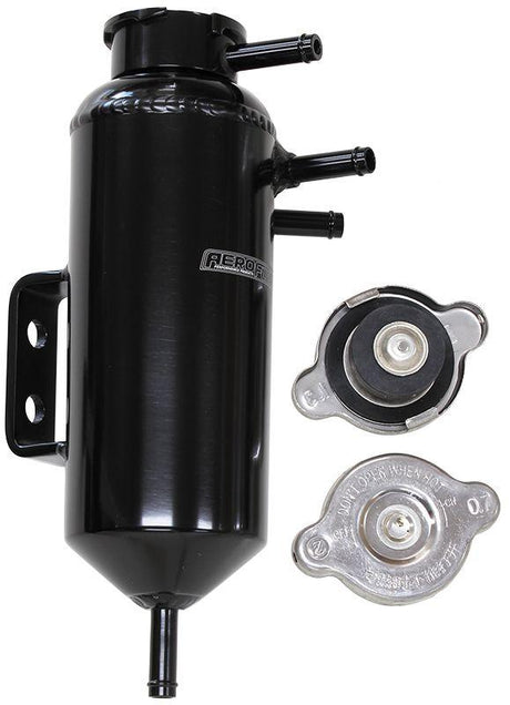 Aeroflow Universal Header Tank - Black (AF77-1031BLK) AF77-1031BLK