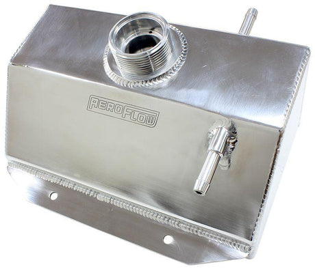 Aeroflow Fabricated Radiator Overflow Tank - Polished (AF77-1033) AF77-1033