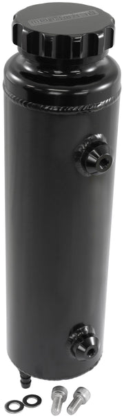 Aeroflow Universal Large Fabricated Alloy Radiator Overflow Tank - Black Finish (AF77-1115BLK) AF77-1115BLK