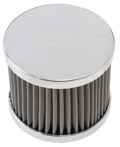 Aeroflow Stainless Steel Billet Breather with -8AN Female Thread (AF77-2002) AF77-2002