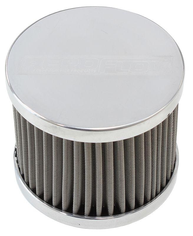 Aeroflow Stainless Steel Billet Breather with -8AN Female Thread (AF77-2002) AF77-2002