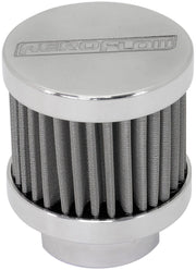 Aeroflow Stainless Steel Small Billet Breather with -10AN Female Thread (AF77-2004) AF77-2004