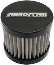 Aeroflow Stainless Steel Small Billet Breather with -10AN Female Thread (AF77-2004BLK) AF77-2004BLK