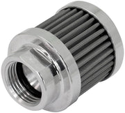 Aeroflow Stainless Steel Small Billet Breather with -10AN Female Thread (AF77-2004)