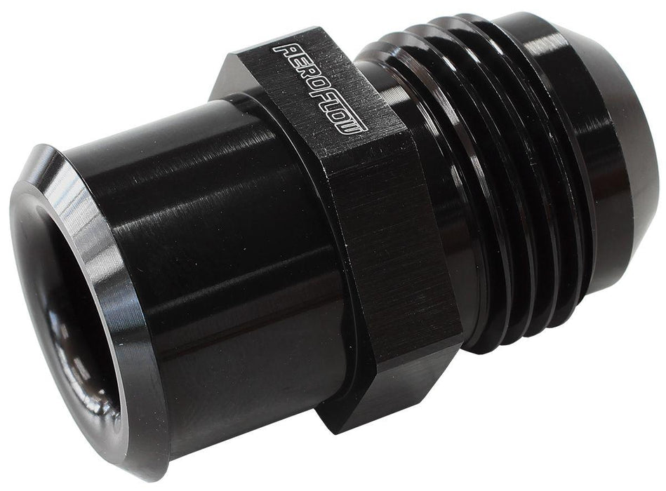 Aeroflow Push In Valve Cover Breather Adapter -12AN (AF77-2012BLK)