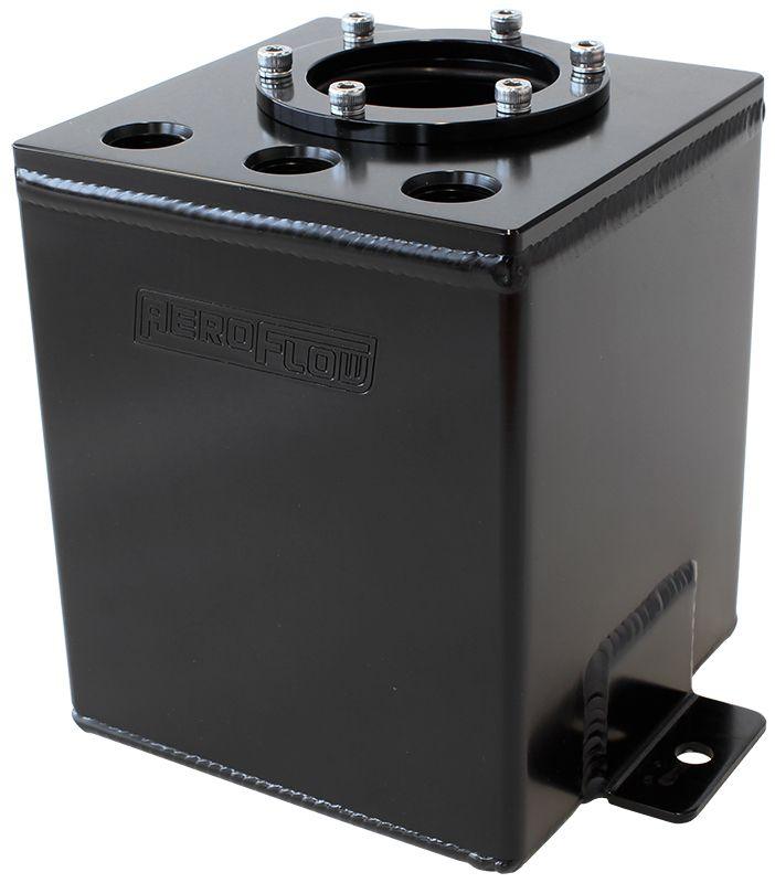 Aeroflow Single EFI Pump Surge Tank - Black (AF77-3144BLK) AF77-3144BLK