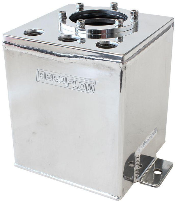 Aeroflow Single EFI Pump Surge Tank - Polished (AF77-3144)