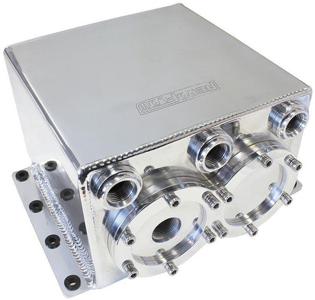 Aeroflow Dual EFI Pump Surge Tank - Polished (AF77-3244) AF77-3244