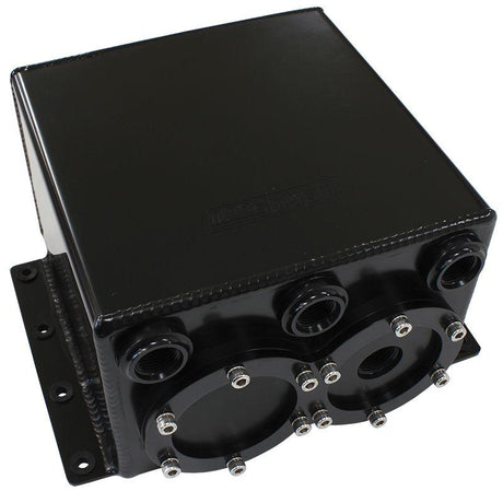 Aeroflow Dual EFI Pump Surge Tank - Black (AF77-3244BLK) AF77-3244BLK