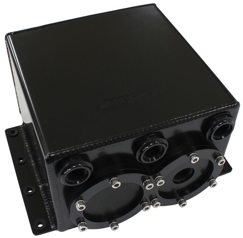 Aeroflow Dual EFI Pump Surge Tank - Black (AF77-3244BLK) AF77-3244BLK