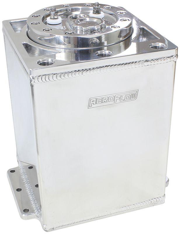 Aeroflow Triple EFI Pump Compact Surge Tank - Polished (AF77-4053) AF77-4053