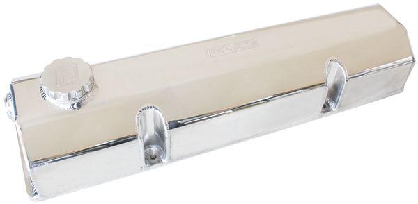 Aeroflow SB Chev Fabricated Billet Valve Covers with -12ORB Breather Ports (AF77-5000-12) AF77-5000-12