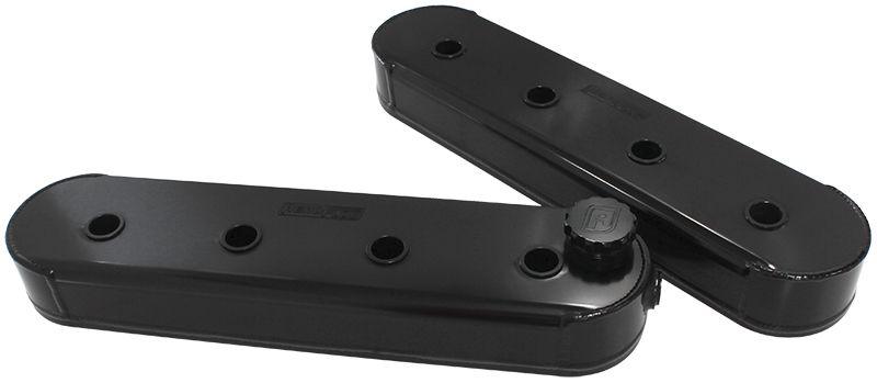 Aeroflow GM LS Series Fabricated Billet Valve Covers (AF77-5003BLK) AF77-5003BLK