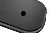 Aeroflow GM LS Billet Valve Cover Set, Black Finish with Aeroflow Logo (AF77-5010BLK)