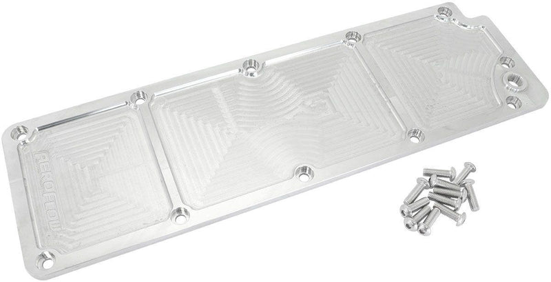Aeroflow GM LS3 Billet Valley Plate, Raw Finish (AF77-5016) AF77-5016