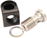 Aeroflow GM LS Billet Valley Plate Banjo Oil Pressure Adapter (AF77-5017) AF77-5017