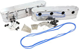 Aeroflow GM LS 2 Piece Retro Smooth Valve Cover Set, Polished Finish (AF77-5021P)