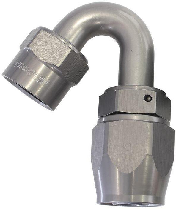 Aeroflow Kryptalon® Series Lightweight One Piece Swivel 150° Hose End -4AN (AF7825-04)