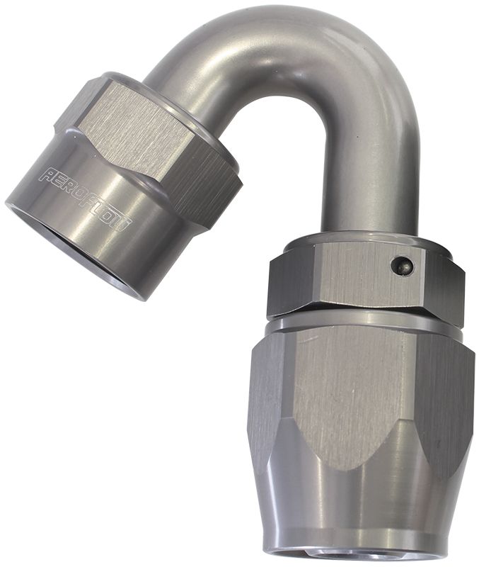 Aeroflow Kryptalon® Series Lightweight One Piece Swivel 150° Hose End -8AN (AF7825-08)
