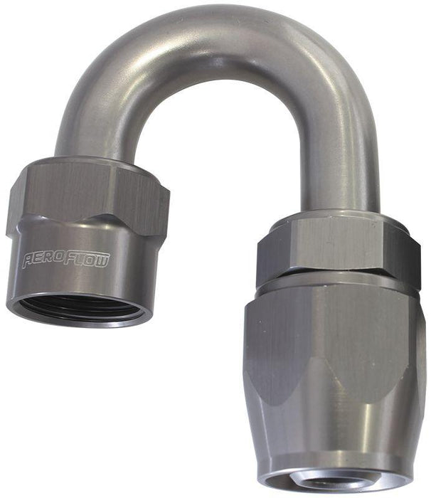 Aeroflow Kryptalon® Series Lightweight One Piece Swivel 180° Hose End -4AN (AF7826-04)