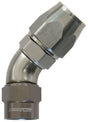 Aeroflow Kryptalon® Series Heavy Duty One Piece Swivel 45° Hose End -10AN (AF7852-10) AF7852-10