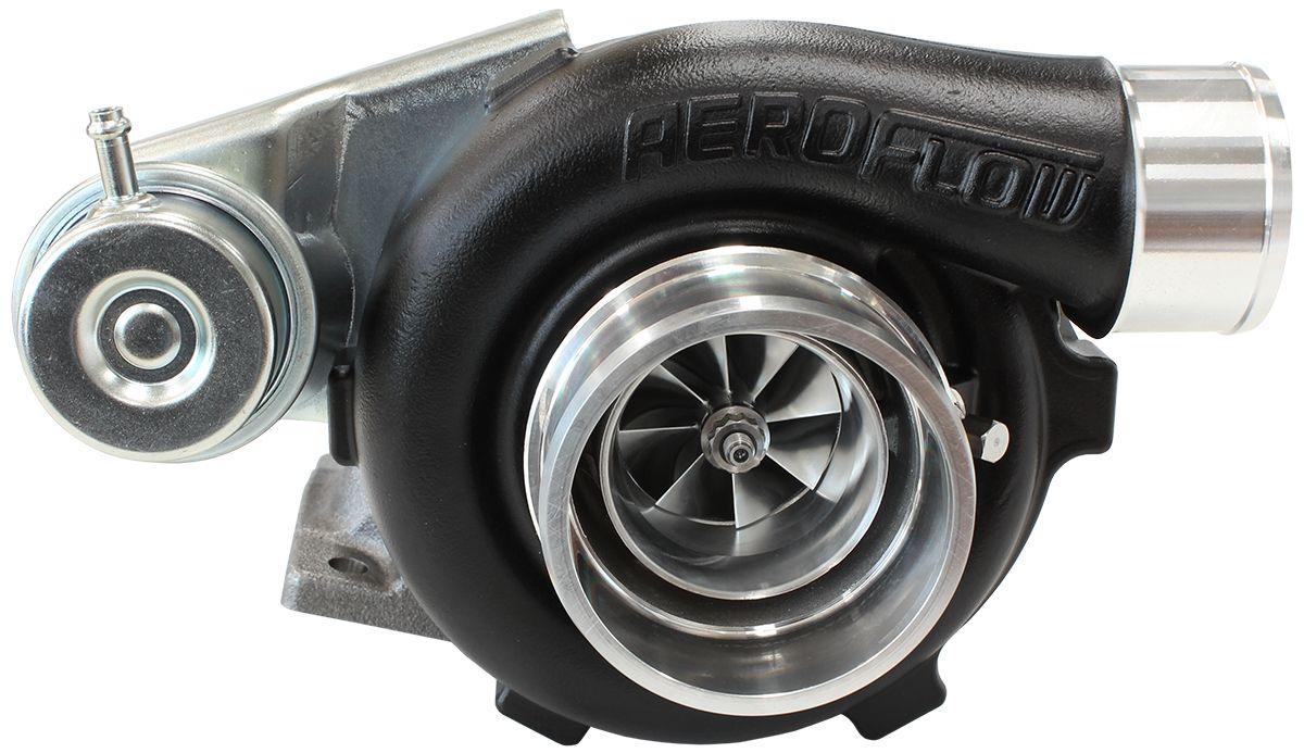 Aeroflow BOOSTED 4647 .86 Turbocharger 475HP, Hi Temp Black Finish (AF8005-2001BLK)