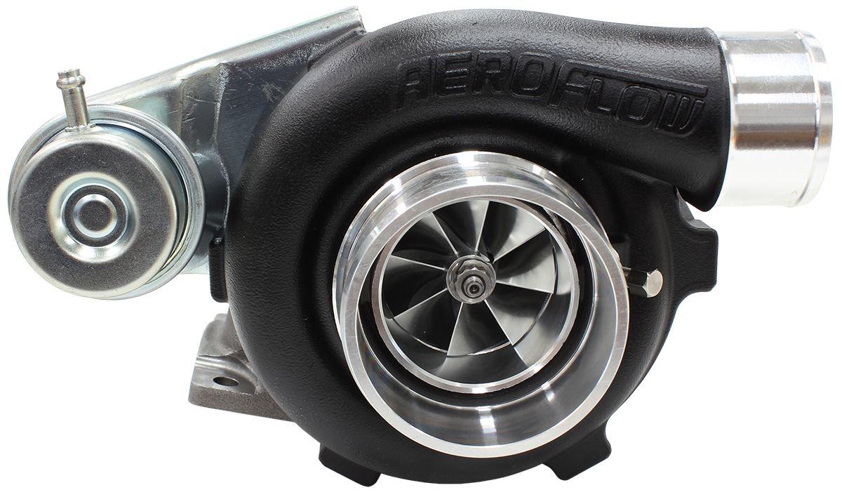 Aeroflow BOOSTED 5447 .64 Turbocharger 495HP, Hi Temp Black Finish (AF8005-2005BLK) AF8005-2005BLK