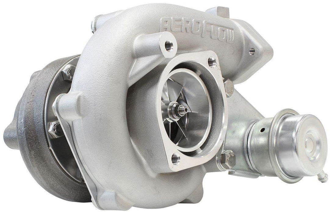 Aeroflow BOOSTED 5447 NISSAN .64 Turbocharger 525HP, Natural Cast Finish (AF8005-2007)