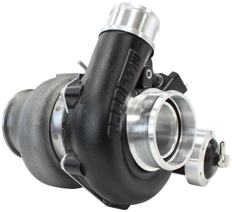 Aeroflow BOOSTED 4849 .72 Turbocharger 550HP, Hi Temp Black Finish (AF8005-2013BLK)