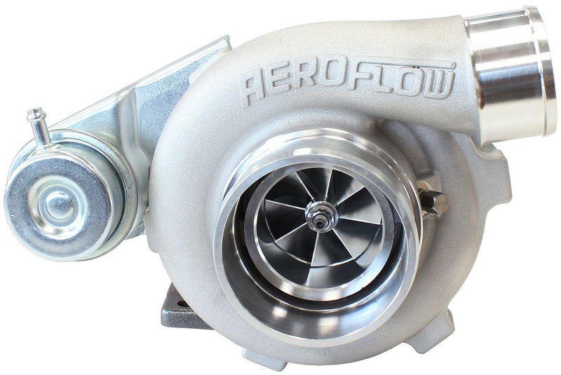 Aeroflow BOOSTED 5047 .64 Turbocharger 550HP, Natural Cast Finish (AF8005-2020) AF8005-2020