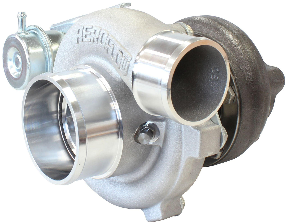 Aeroflow BOOSTED 5047 .64 Turbocharger 550HP, Natural Cast Finish (AF8005-2020)