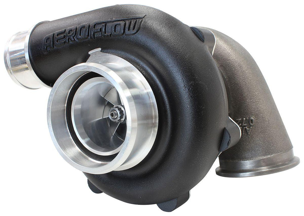 Aeroflow BOOSTED 4849 .72 Reverse Rotation Turbocharger 550HP, Hi Temp Black Finish (AF8005-2110BLK)