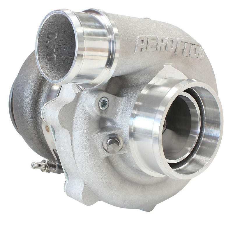 Aeroflow BOOSTED 4849 .72 Reverse Rotation Turbocharger 550HP, Natural Cast Finish (AF8005-2110)