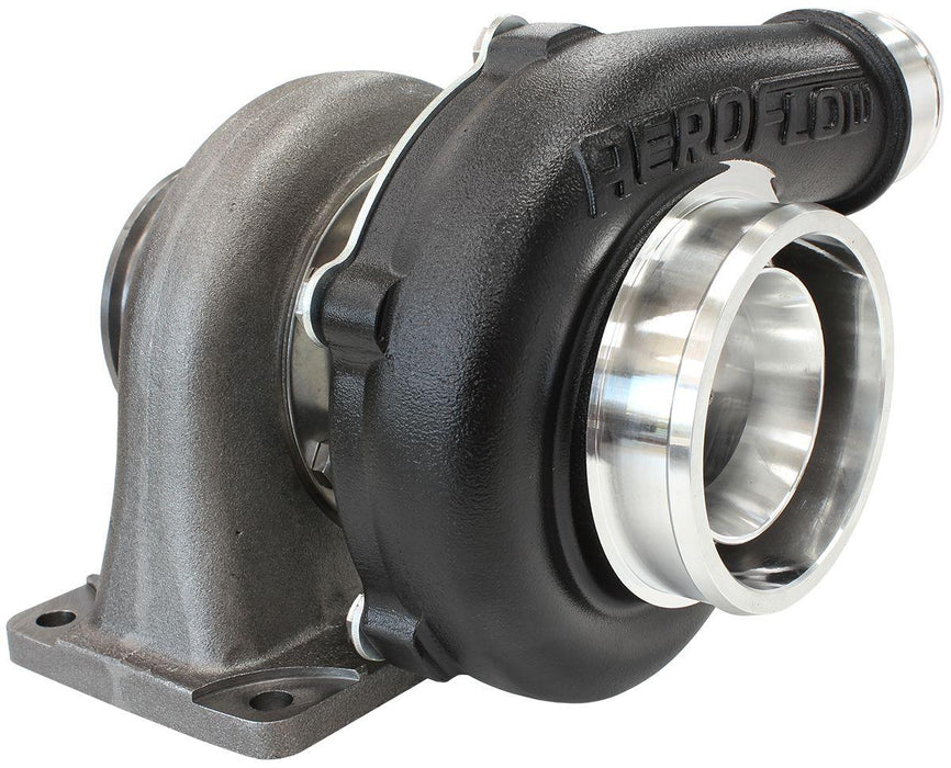 Aeroflow BOOSTED 5455 .63 Turbocharger 650HP, Hi Temp Black Finish (AF8005-3000BLK)