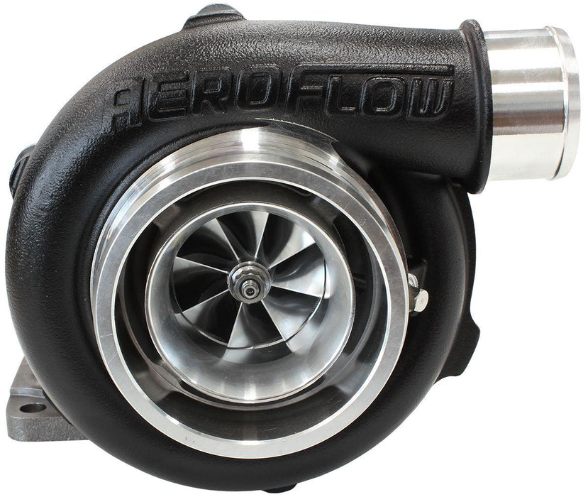 Aeroflow BOOSTED 5455 .63 Turbocharger 650HP, Hi Temp Black Finish (AF8005-3000BLK)