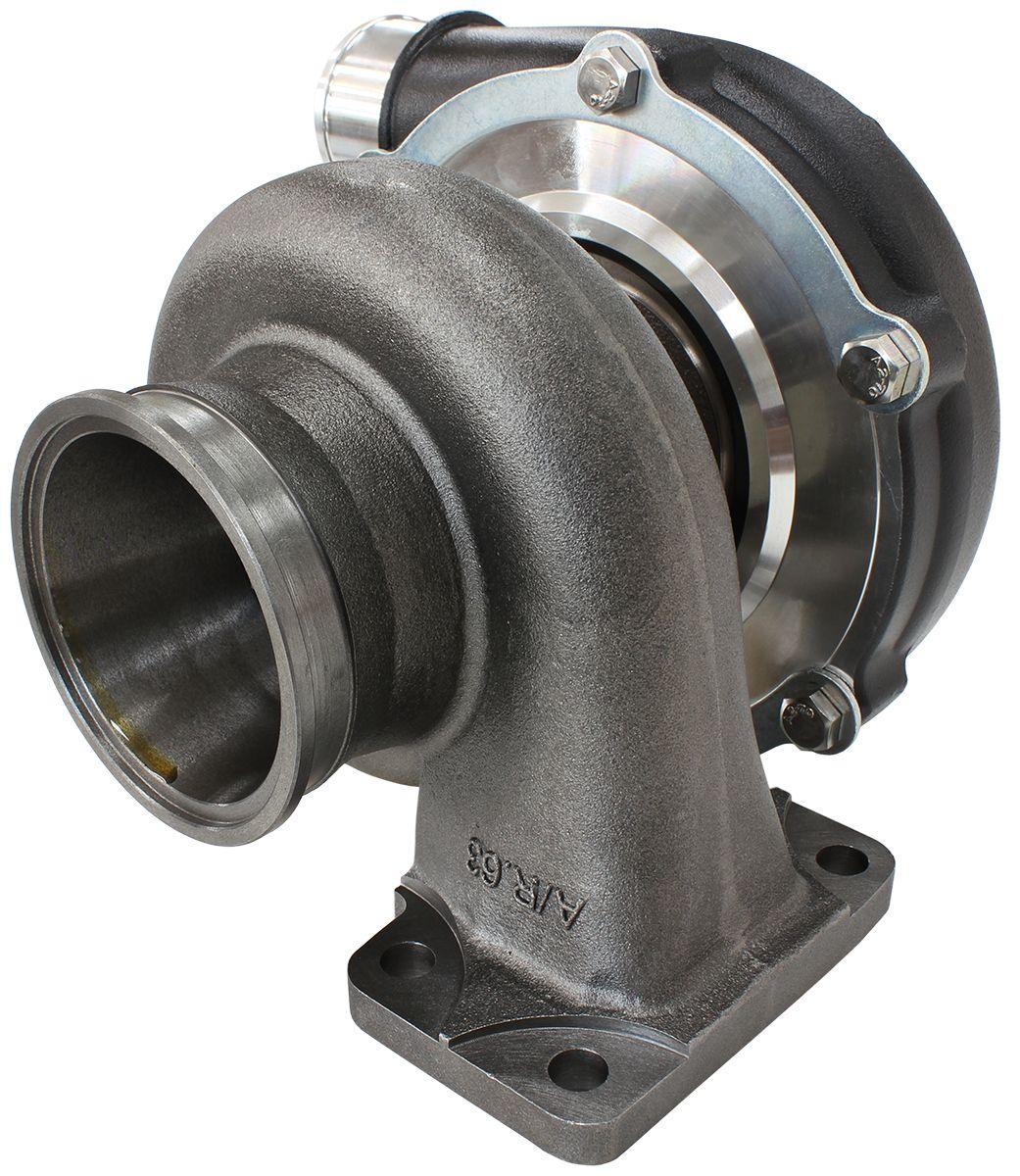 Aeroflow BOOSTED 5855 .63 Turbocharger 750HP, Hi Temp Black Finish (AF8005-3005BLK)