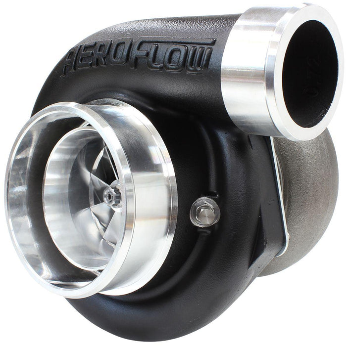 Aeroflow BOOSTED 6762 V-Band .83 Turbocharger 950HP, Hi Temp Black Finish (AF8005-3025BLK)