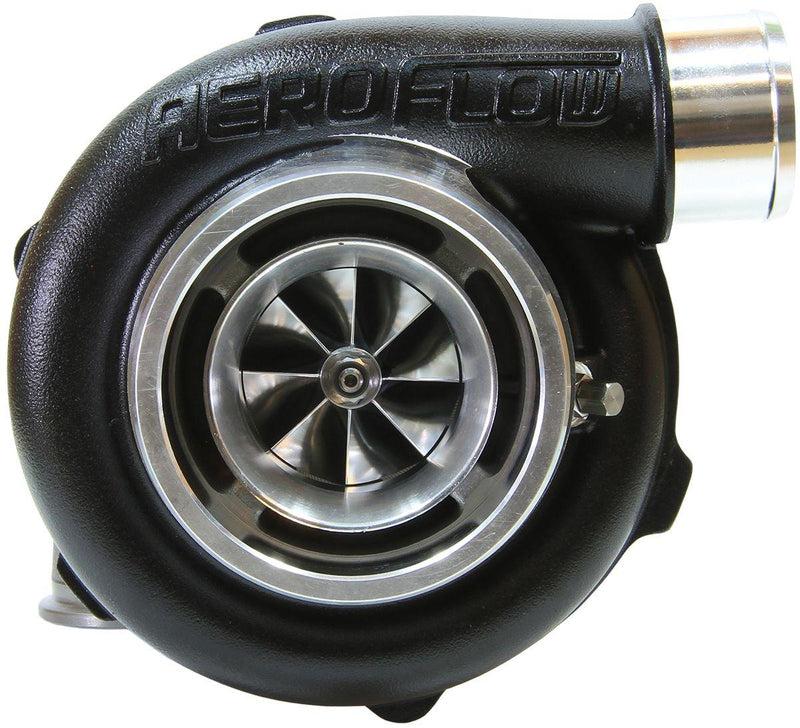 Aeroflow BOOSTED 5455 V-Band .83 Turbocharger 650HP, Hi Temp Black Finish (AF8005-3031BLK) AF8005-3031BLK