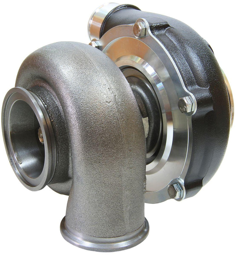 Aeroflow BOOSTED 5455 V-Band .83 Turbocharger 650HP, Hi Temp Black Finish (AF8005-3031BLK)