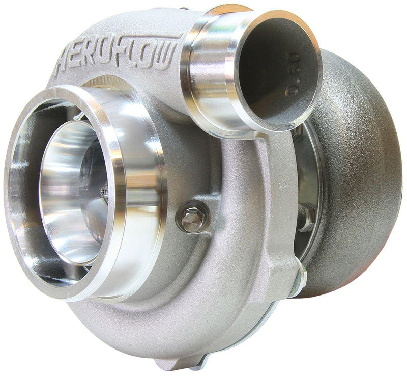 Aeroflow BOOSTED 5455 V-Band .83 Turbocharger 650HP, Natural Cast Finish (AF8005-3031)