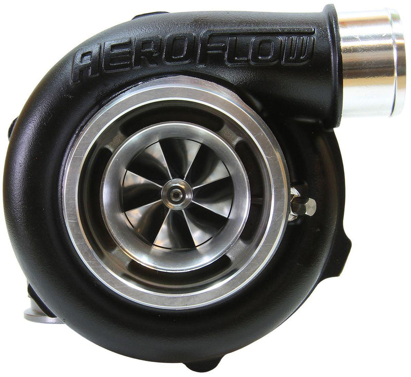 Aeroflow BOOSTED 5455 V-Band 1.01 Turbocharger 650HP, Hi Temp Black Finish (AF8005-3032BLK) AF8005-3032BLK