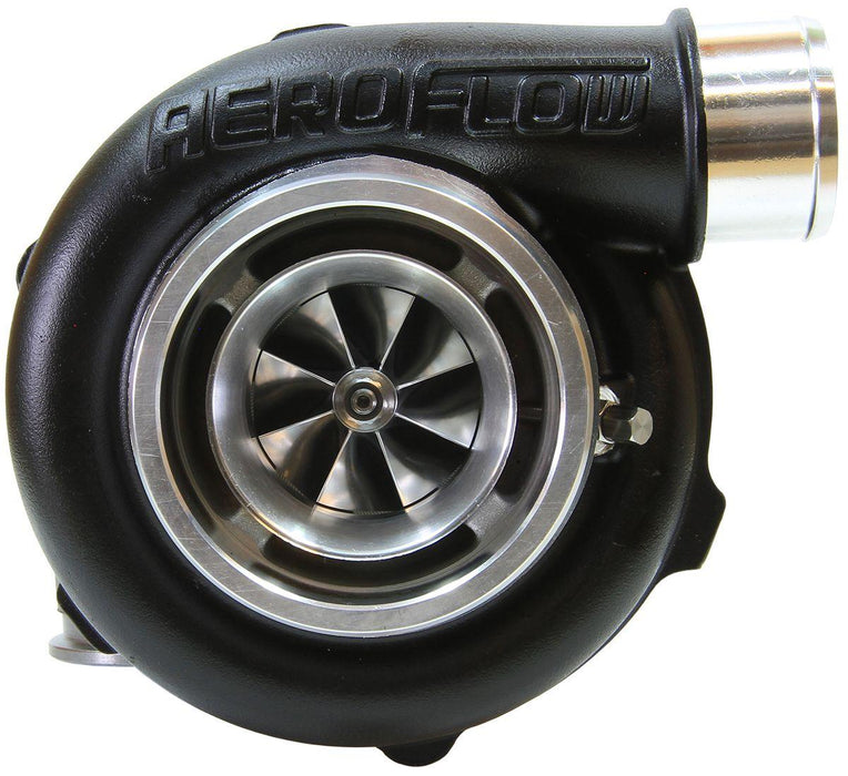 Aeroflow BOOSTED 5455 V-Band 1.01 Turbocharger 650HP, Hi Temp Black Finish (AF8005-3032BLK)