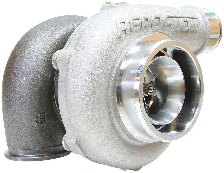 Aeroflow BOOSTED 5455 V-Band 1.01 Turbocharger 650HP, Natural Cast Finish (AF8005-3032)