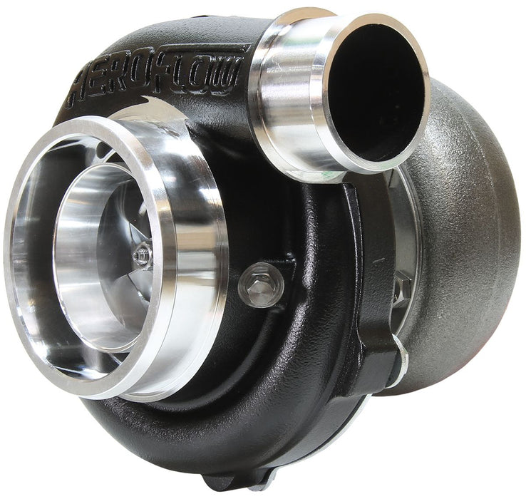 Aeroflow BOOSTED 5855 V-Band .83 Turbocharger 750HP, Hi Temp Black Finish (AF8005-3033BLK)