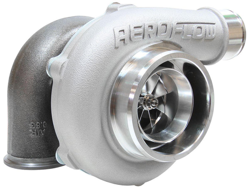 Aeroflow BOOSTED 5855 V-Band .83 Turbocharger 750HP, Natural Cast Finish (AF8005-3033)