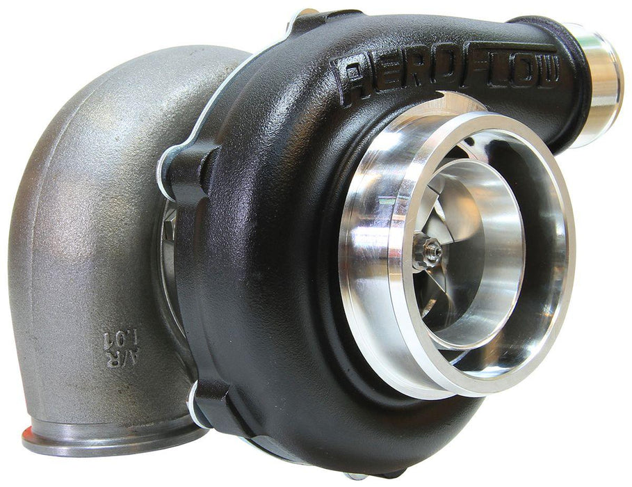 Aeroflow BOOSTED 5855 V-Band 1.01 Turbocharger 750HP, Hi Temp Black Finish (AF8005-3034BLK)