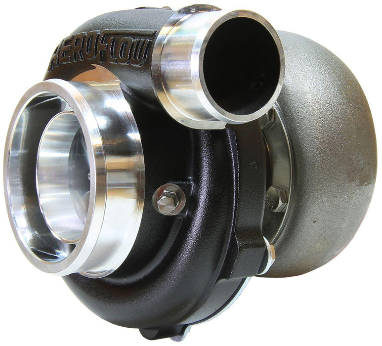 Aeroflow BOOSTED 5855 V-Band 1.01 Turbocharger 750HP, Hi Temp Black Finish (AF8005-3034BLK)