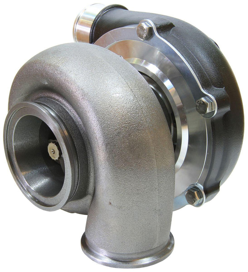 Aeroflow BOOSTED 5855 V-Band 1.01 Turbocharger 750HP, Hi Temp Black Finish (AF8005-3034BLK)